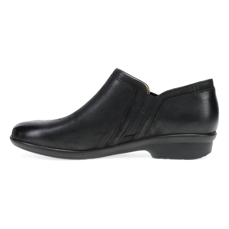 Side image of Cheryl Black Burnished Nubuck