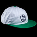 by Parra Circle Tweak Logo 6-Panel Hat  Off White / Green