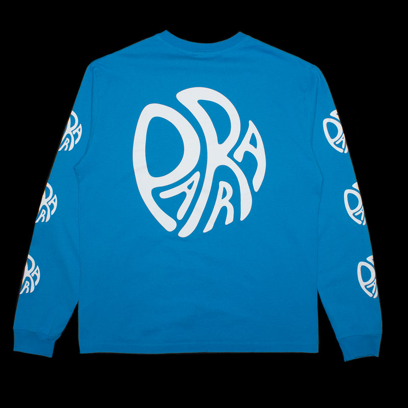 by Parra Circle Tweak Logo L/S T-Shirt Style # 49310 Color : Greek Blue