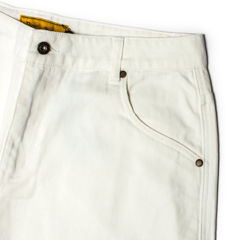 Dime | Baggy Denim Pants Color : Off Whi