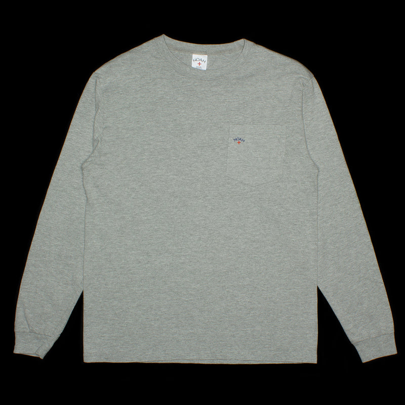 Noah | Classic L/S Pocket T-Shirt Color : Heather Grey