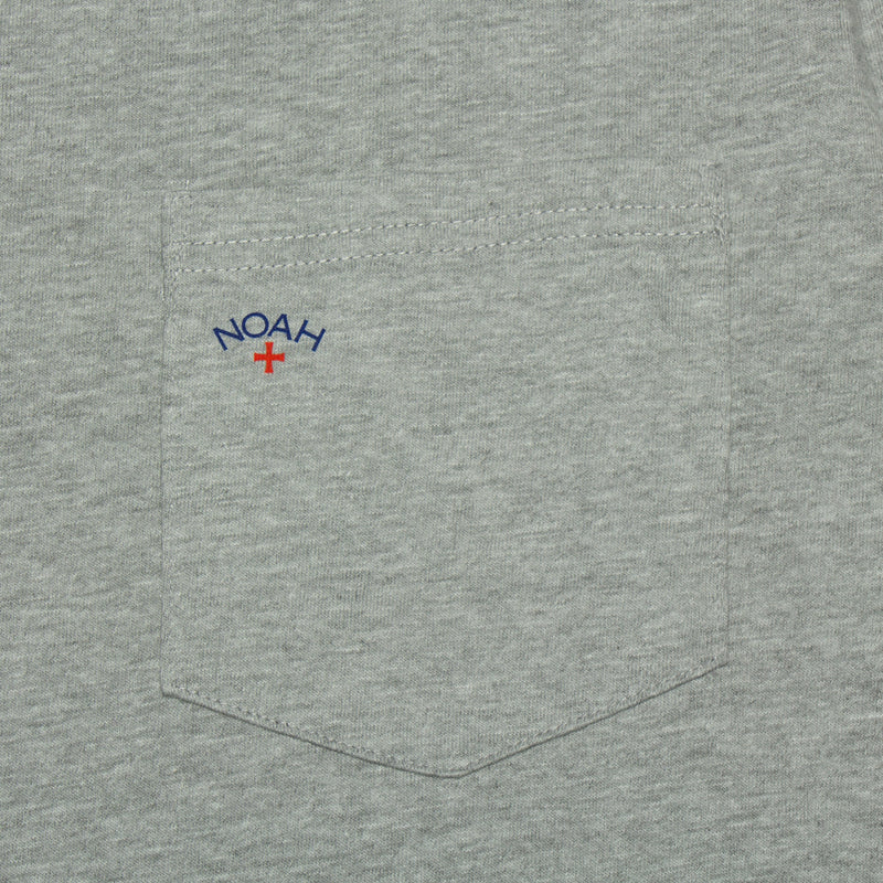 Noah | Classic L/S Pocket T-Shirt Color : Heather Grey