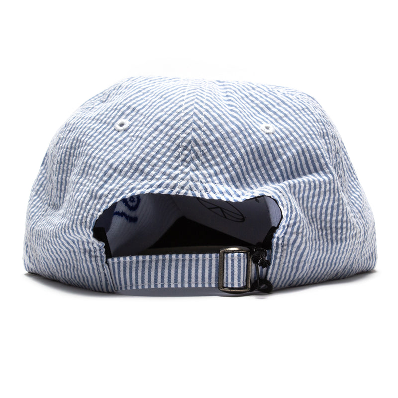 by Parra | Classic Logo 6 Panel hat Style # 49345 Color : White / Blue