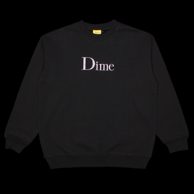 Dime Classic Logo Crewneck Black