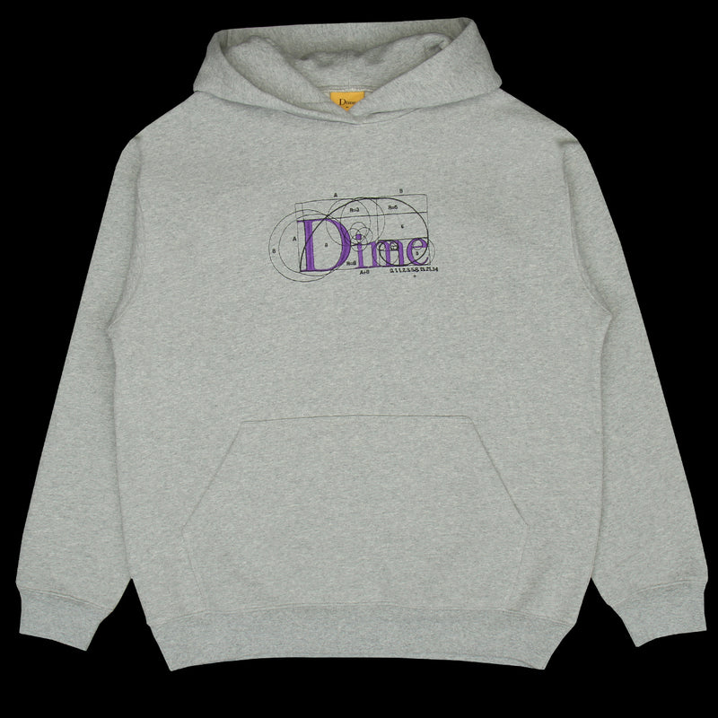 Dime | Classic Ratio Hoodie Heather Grey