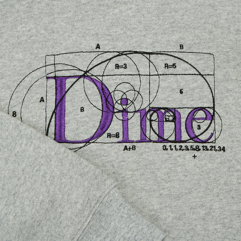 Dime | Classic Ratio Hoodie Heather Grey