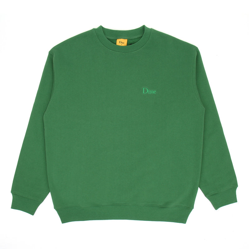 Dime Classic Small Logo Crewneck Green
