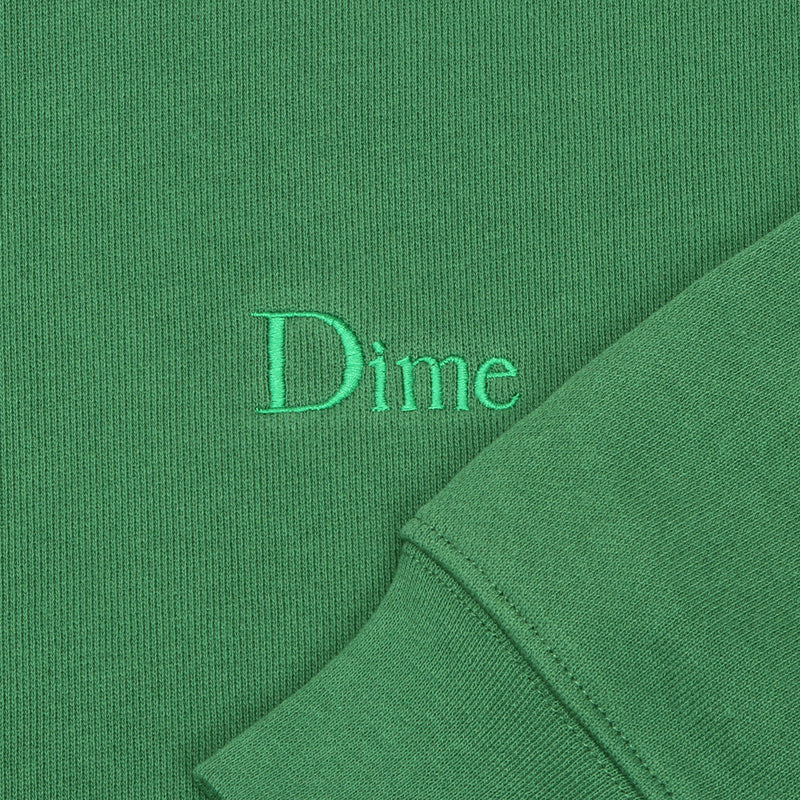 Dime Classic Small Logo Crewneck Green