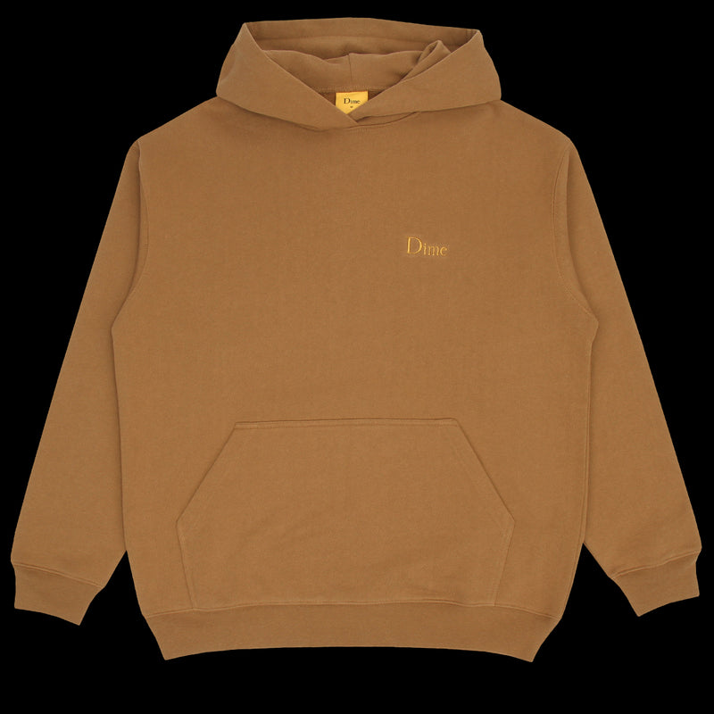 Dime Classic Small Logo Hoodie Cappuccino