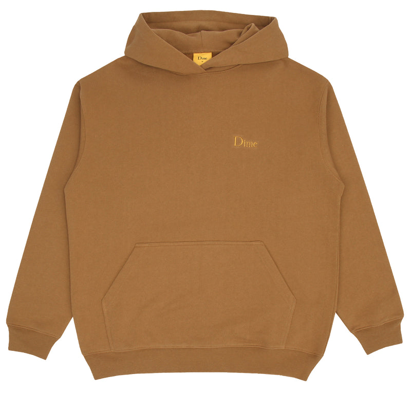 Dime Classic Small Logo Hoodie Cappuccino