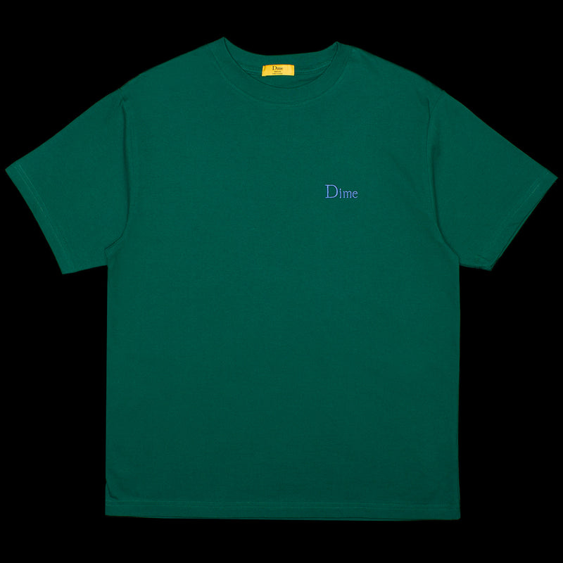 Dime Classic Small Logo T-Shirt Color : Rainforest