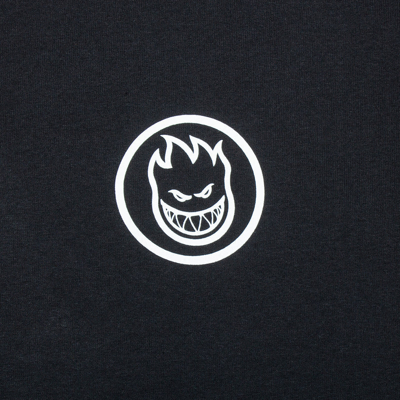 Spitfire Classic Swirl T-Shirt Black / White  Edit alt text