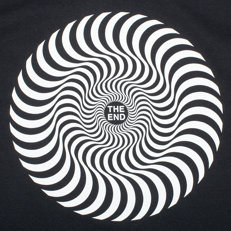 Spitfire Classic Swirl T-Shirt Black / White  Edit alt text