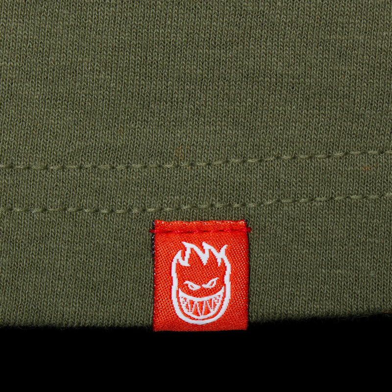 Spitfire Classic Vortex T-Shirt  Military Green