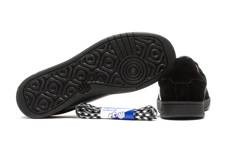 Last Resort | CM001 Suede / Leather Lo Style # LR-D11-2-405 Color : Black / Black
