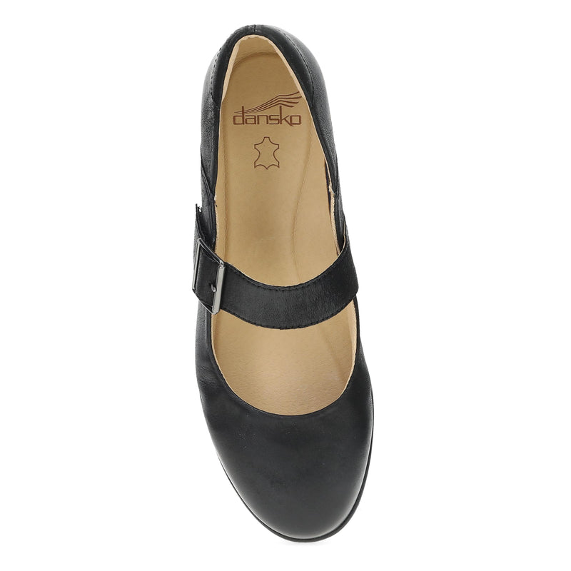 Top image of Collette Black Burnished Nubuck