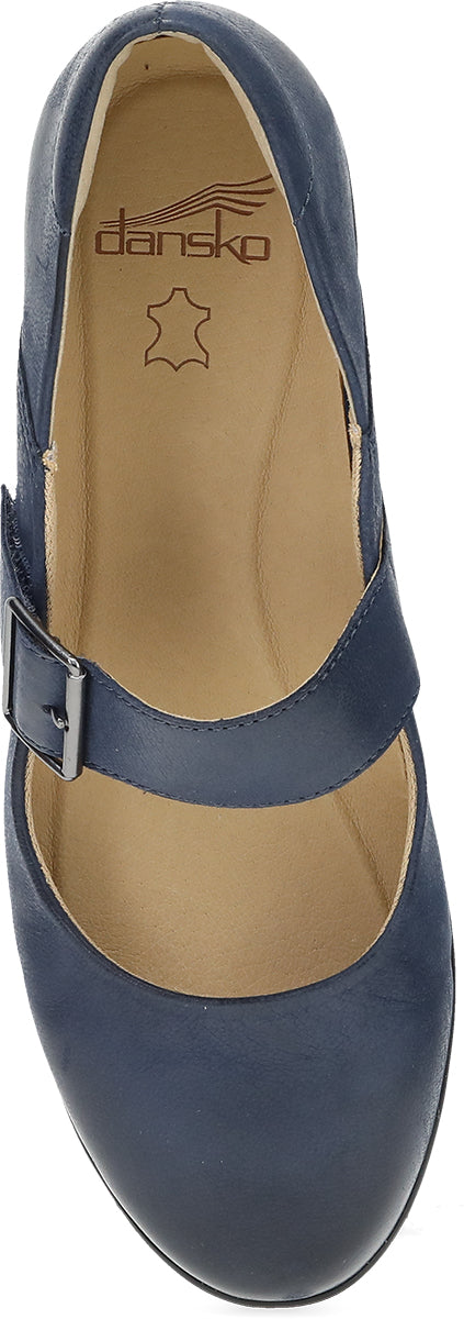 Collette Navy Burnished