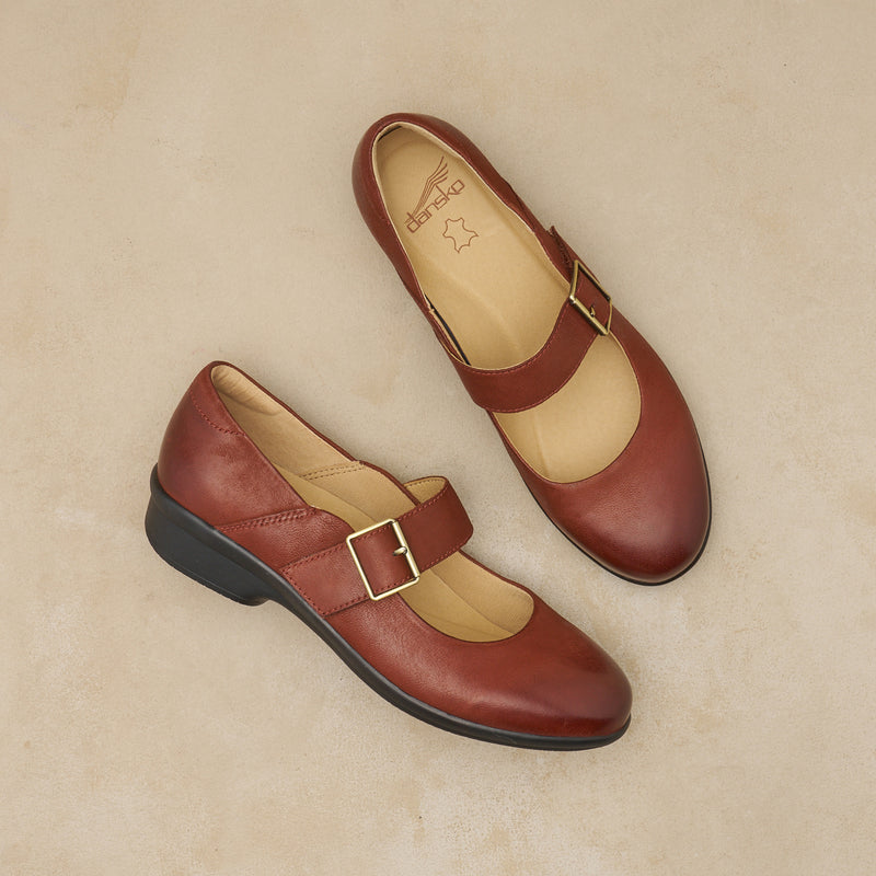 Collette Russet Burnished Nubuck