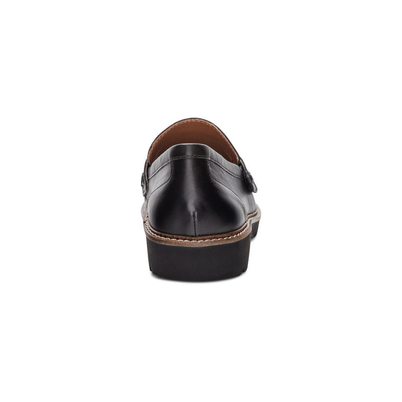 Collette Smooth Black Loafer