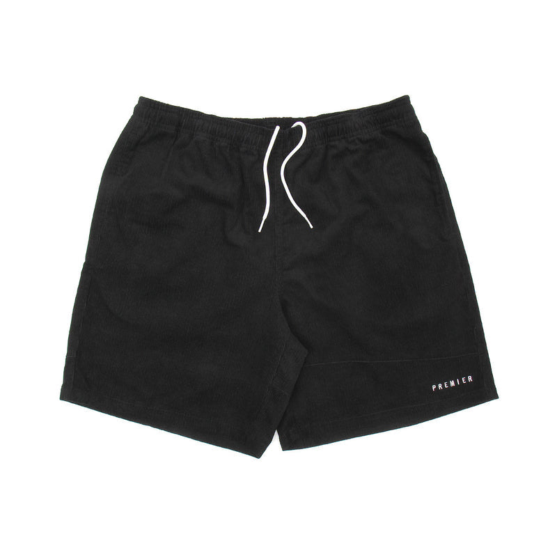 Premier Corduroy Short Black