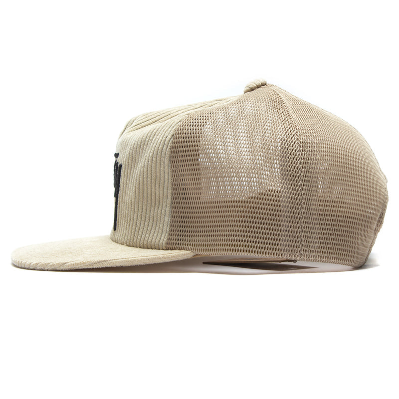 Stussy Corduroy Trucker Cap Style # 1311068 Color : Cream