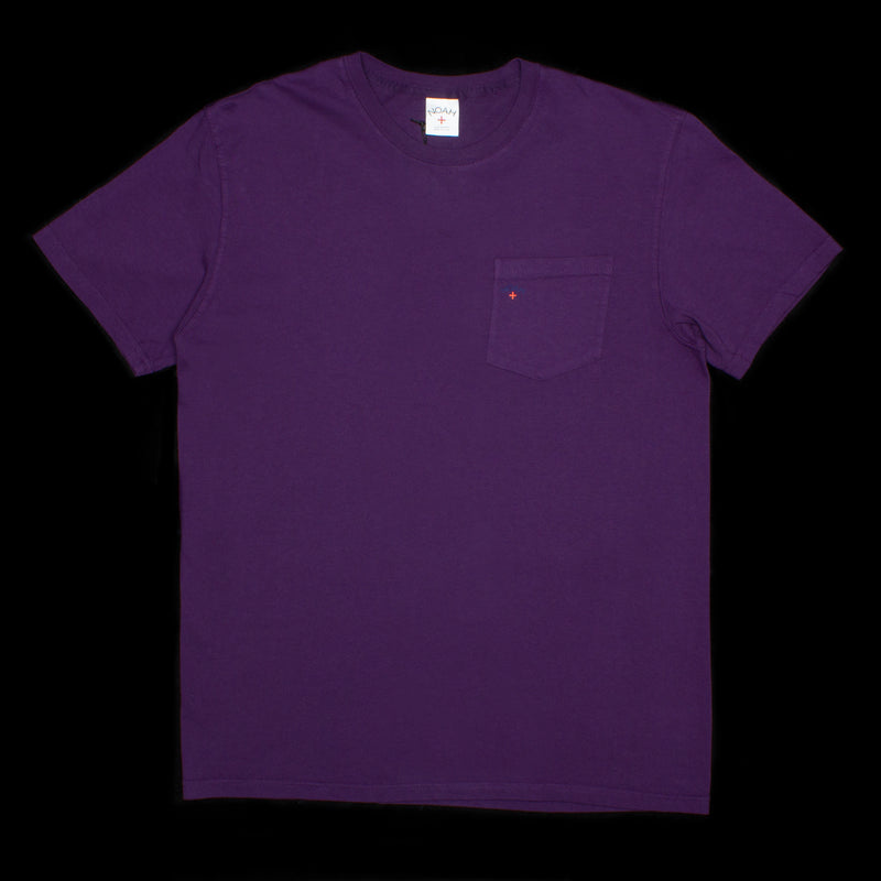 Noah | Core Logo Pocket T-Shirt Color : Dark Purple