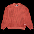 Stussy Cotton Mesh L/S Crew Brick