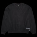 Stussy Cotton Mesh L/S Crew Style # 1140295 Color : Black