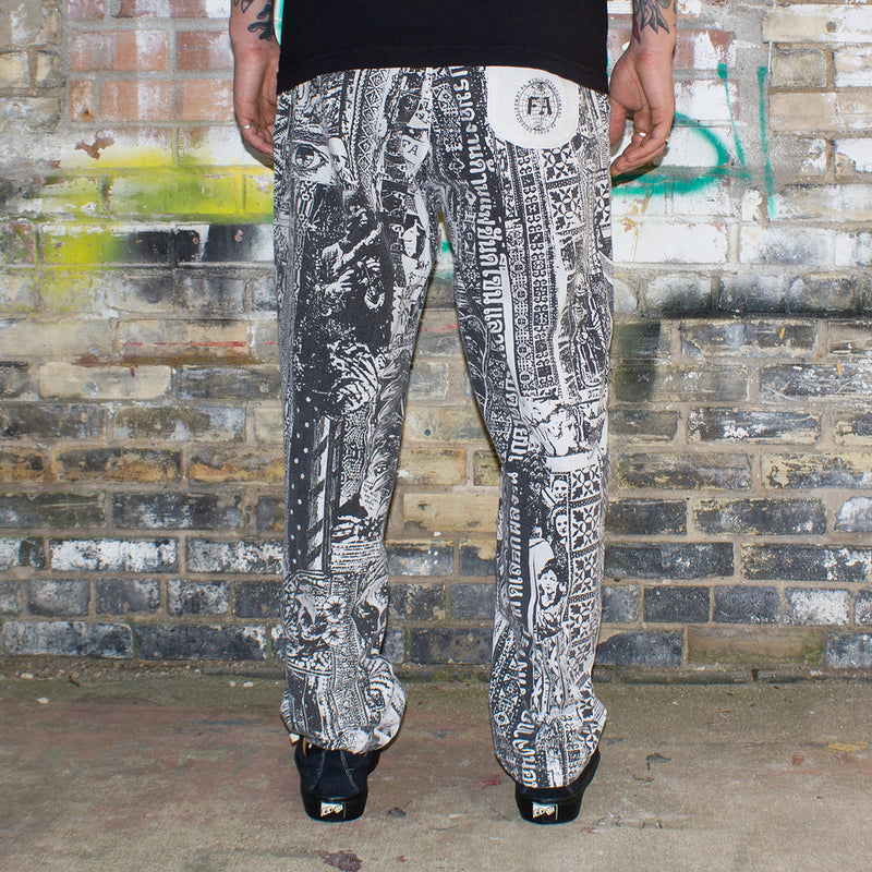 Fucking Awesome | Cowabunga Pant Color : Black / White