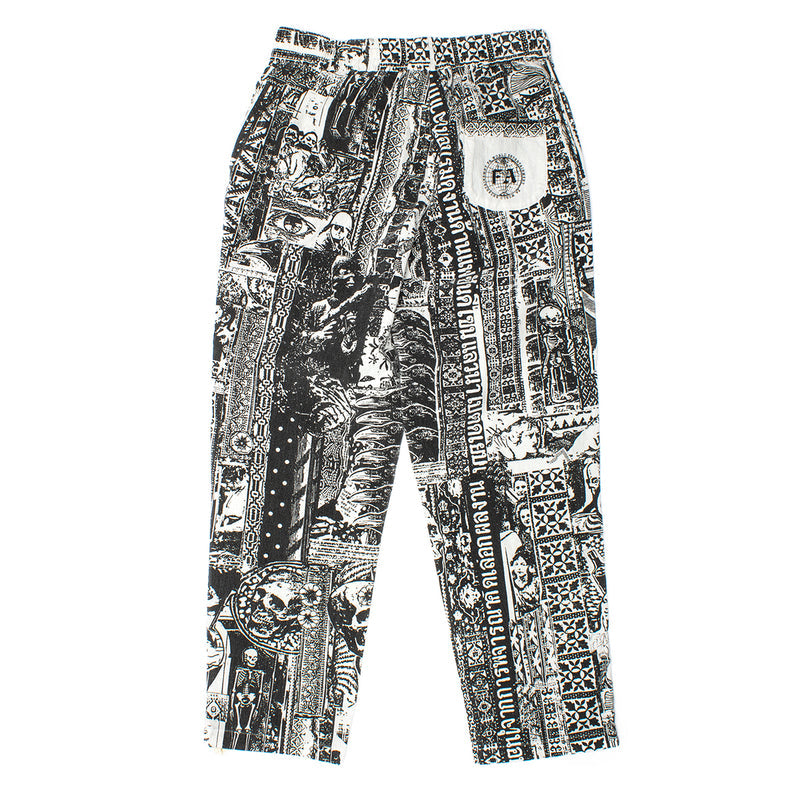 Fucking Awesome | Cowabunga Pant Color : Black / White