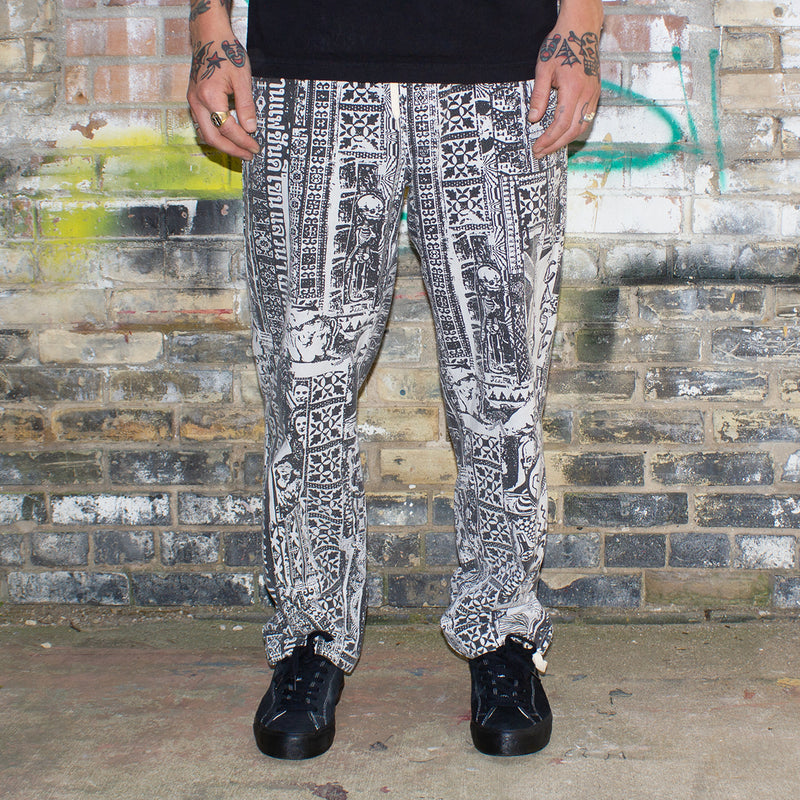 Fucking Awesome | Cowabunga Pant Color : Black / White