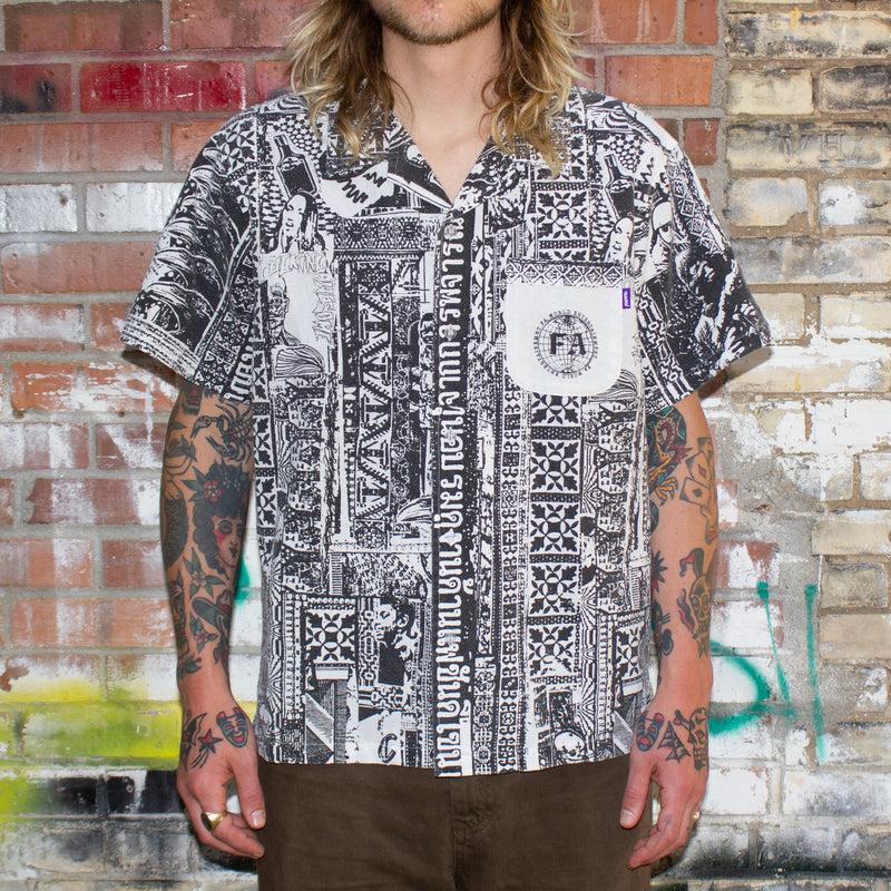 Fucking Awesome | Cowabunga Shirt Color : Black / White