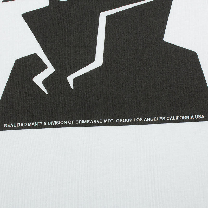 Real Bad Man | Crimewave TM T-Shirt Color : White