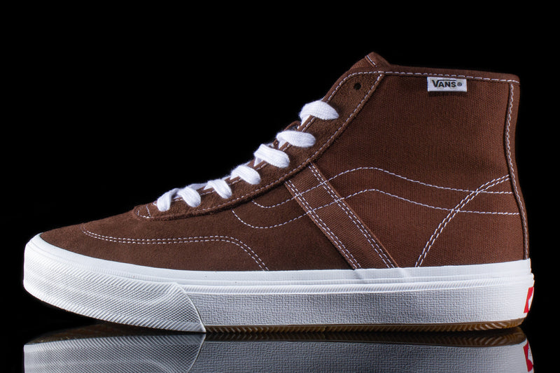 Vans | Crockett High Decon Style # VN0007QVNWH1 Color : Brown / White
