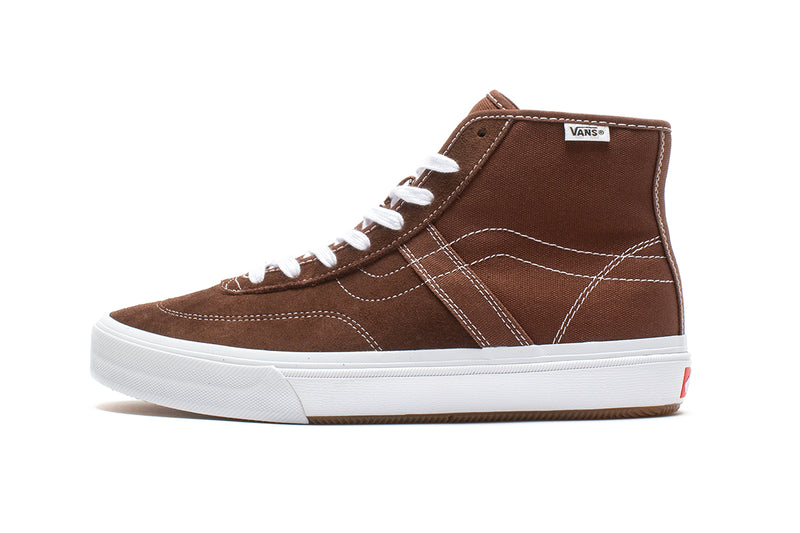 Vans | Crockett High Decon Style # VN0007QVNWH1 Color : Brown / White