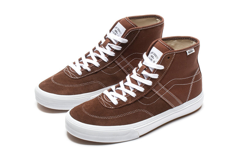 Vans | Crockett High Decon Style # VN0007QVNWH1 Color : Brown / White
