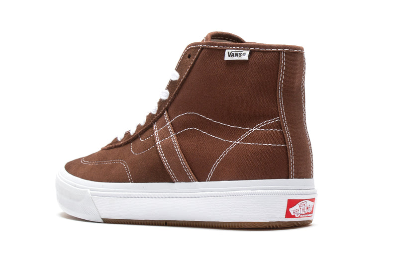 Vans | Crockett High Decon Style # VN0007QVNWH1 Color : Brown / White