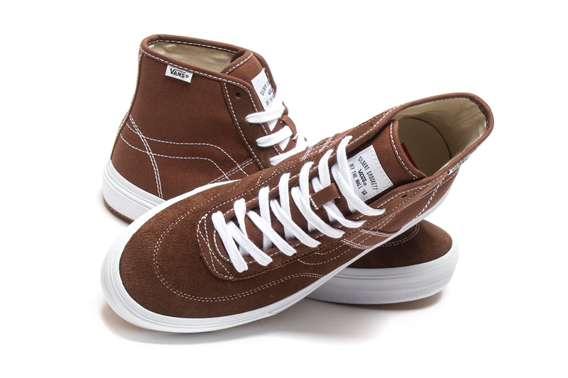 Vans | Crockett High Decon Style # VN0007QVNWH1 Color : Brown / White