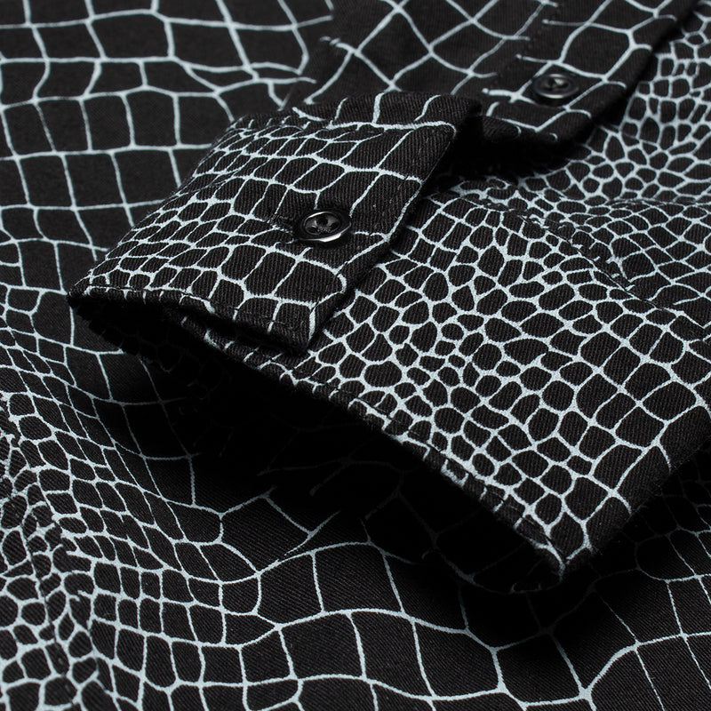 Fucking Awesome Crocodile Shirt Black  Edit alt text
