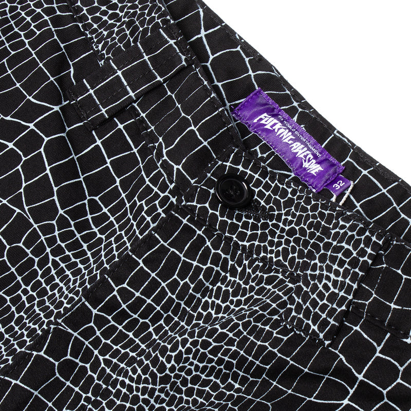 Fucking Awesome Crocodile Work Pant Color : Black