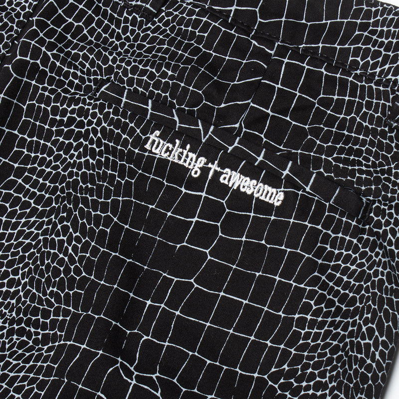 Fucking Awesome Crocodile Work Pant Color : Black