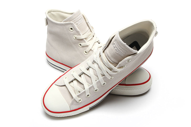 Converse CTAS Pro Hi : Egret / Gold / Red