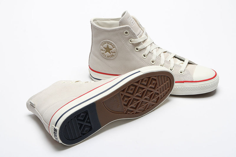 Converse CTAS Pro Hi : Egret / Gold / Red