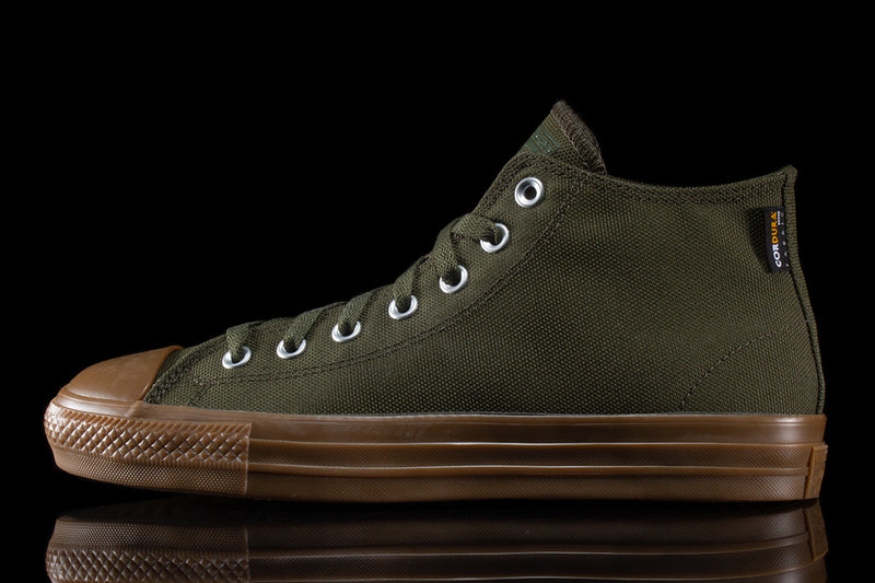 Converse CTAS Pro Mid : Cargo Khaki / Dark Egret / Gum