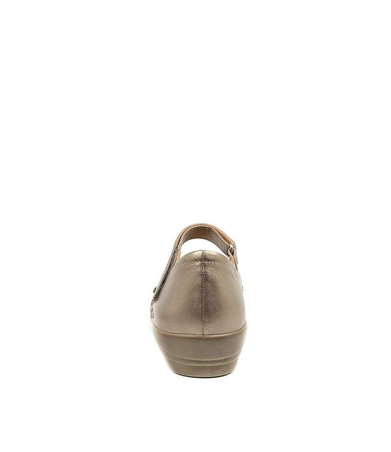 Women's Ziera Daffodil in Greige Leather sku: ZR10104NK6LE