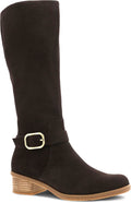 Dalinda Chocolate Waterproof Suede