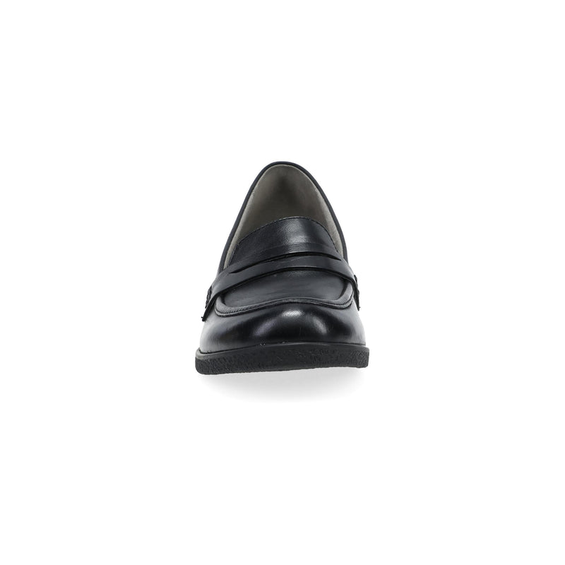 Toe image of Danica Wide Black Waterproof Burnished