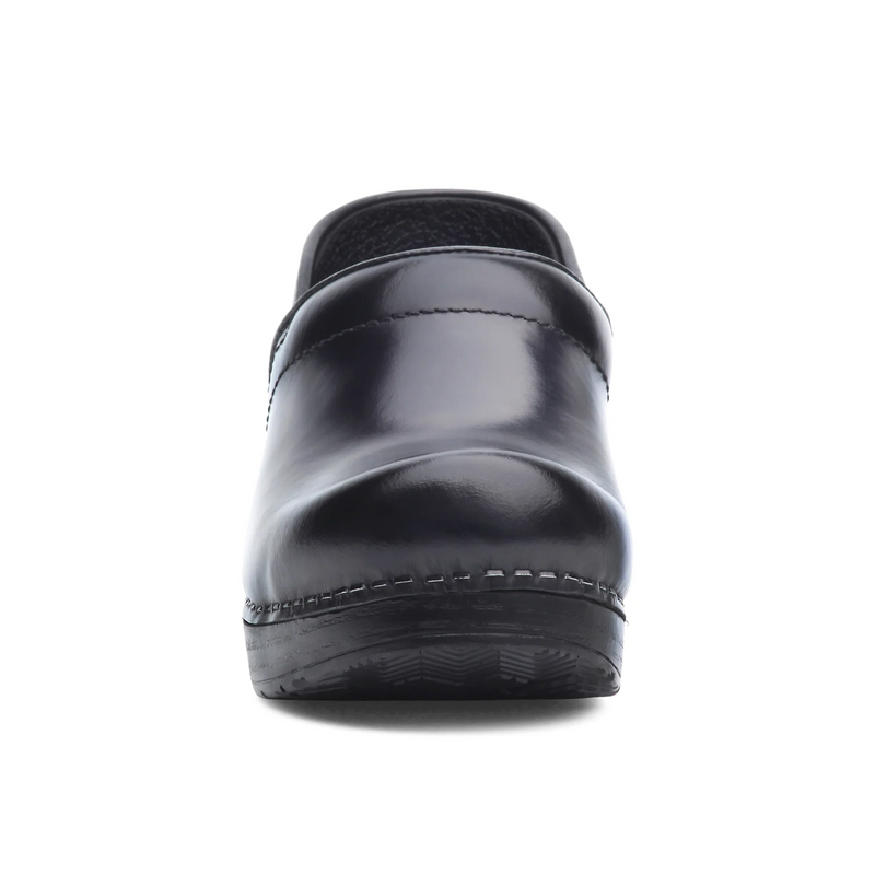 Dansko Professional Clog (Unisex) - Black Cabrio Leather Dress-Casual - Clogs & Mules - The Heel Shoe Fitters