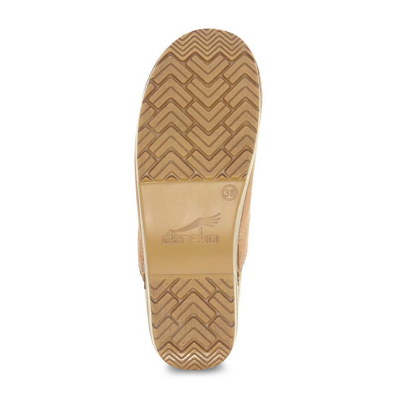Dansko Professional Clog (Women) - Honey Distressed Dress-Casual - Clogs & Mules - The Heel Shoe Fitters