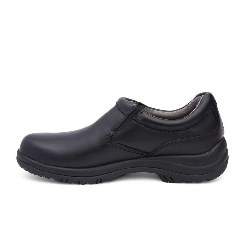 Dansko Wynn Slip On (Men) - Black Smooth Leather Dress-Casual - Slip On - The Heel Shoe Fitters